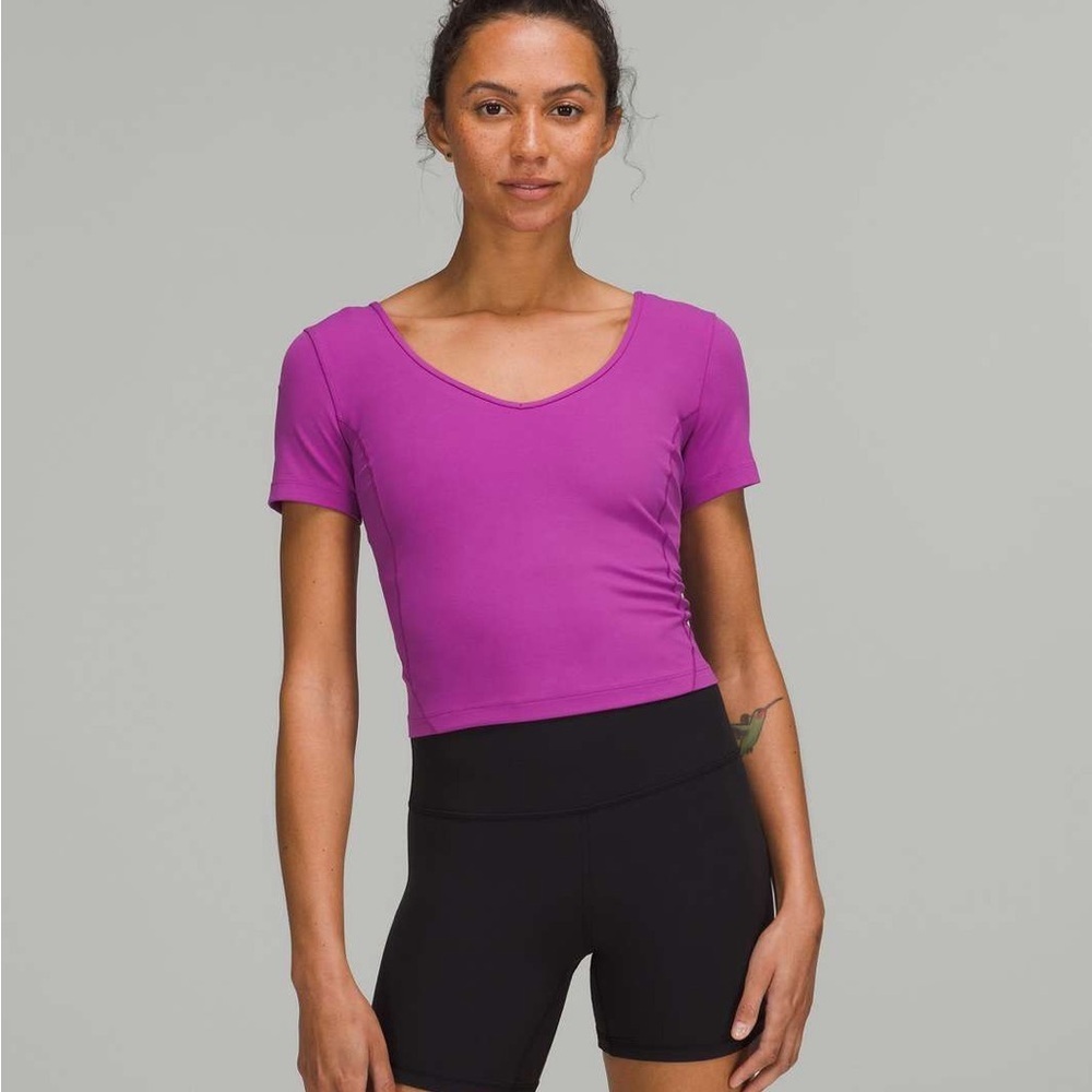 Lululemon Align T-Shirt Vivid Plum SZ 4